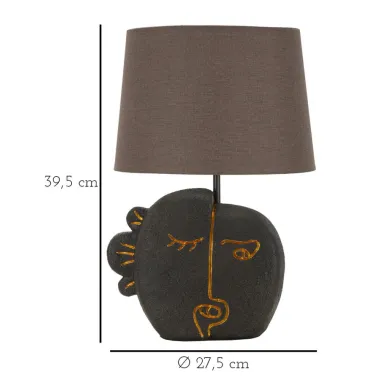 LAMPA STOŁOWA TRIBAL -B- 27,5X39,5 cm